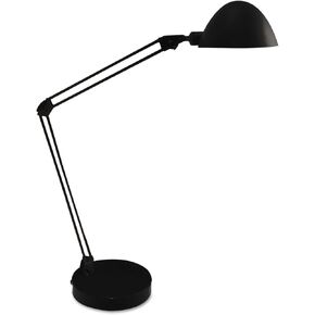 LEDU Flex-Reach Domed LED Desk Lamp, Black (L9142BK)