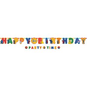 Everyday Sesame Street Jumbo Letter Banner Kit - 10' & 6' (Pack Of 2) - Multicolor Paper Birthday Banners - Perfect For Kid's Celebrations