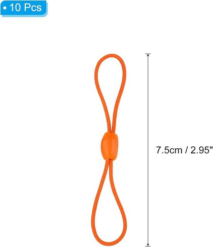 PATIKIL Zipper Pulls, Replacement for Backpack Nylon Zipper Pulls Tab Zipper Tags Cord, Jackets, Purses, Handbags, Clothing in Saudi Arabia