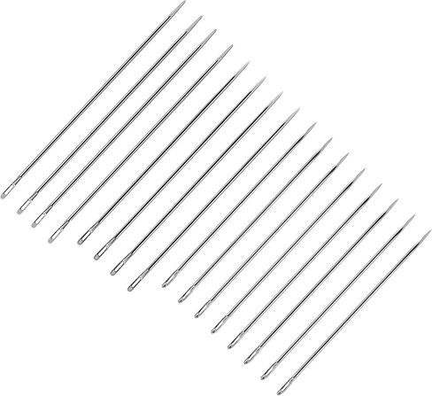 SINGER Sharps Hand Sewing Needles Set - Assorted Sizes 1/5, Multipurpose for All Fabrics, Durable & Precise, Ideal for Repairs and General Sewing, 16pc in Saudi Arabia