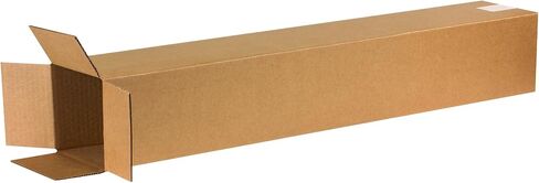 Aviditi 6640 Tall Corrugated Cardboard Box 6" L x 6" W x 40" H, Kraft, For Shipping, Packing and Moving (Pack of 25) in Saudi Arabia