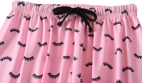 YIJIU Women's Summer Cute Cartoon Print Top and Pant Pajama Set Lounge Sleepwear in Kuwait