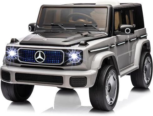 Kids Ride On Car, 12V Licensed Mercedes-Benz Eqg Car with Remote Control, Battery Powered Vehicle Toy with Spring Suspension, Led Lights in Saudi Arabia