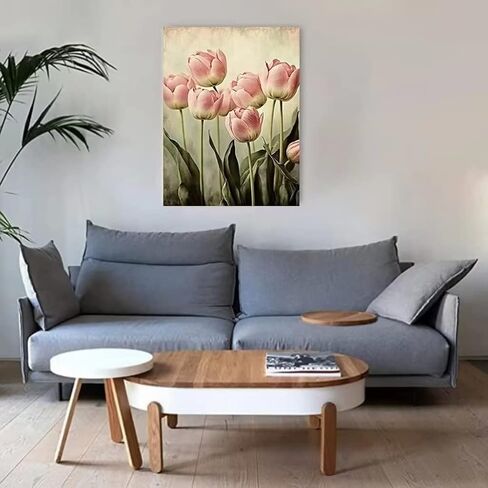 RMSGOZO 5D Yellow Flowers Diamond Painting Kits - Chirping Blue Birds Full Round Diamond Crystal Art Craft Kits for Adults and Kids, for Wall Decor & Farm Decor Gifts (8 X 12 Inch) in Saudi Arabia