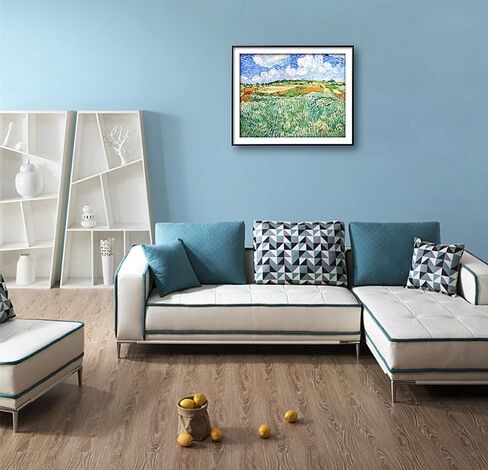 مجموعات الطلاء الماسي NIHO-JIUMA Van Gogh Irises، مجموعة أعمال فنية ماسية 5D كاملة الحفر هدية للبالغين، ديكور فني جداري منزلي (40 × 50 سم / 16 × 20 بوصة) in Kuwait