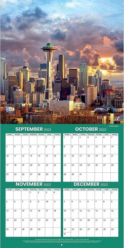 TURNER PHOTOGRAPHIC Pacific Northwest 12x12 Photo Wall Calendar (25998940041) in Saudi Arabia