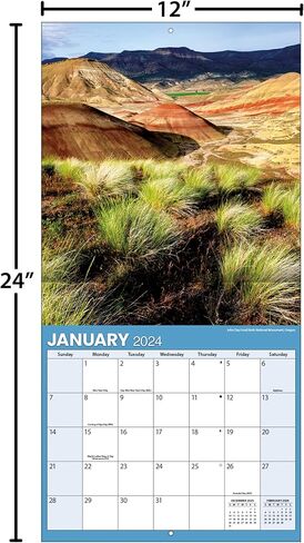 TURNER PHOTOGRAPHIC Pacific Northwest 12x12 Photo Wall Calendar (25998940041) in Saudi Arabia