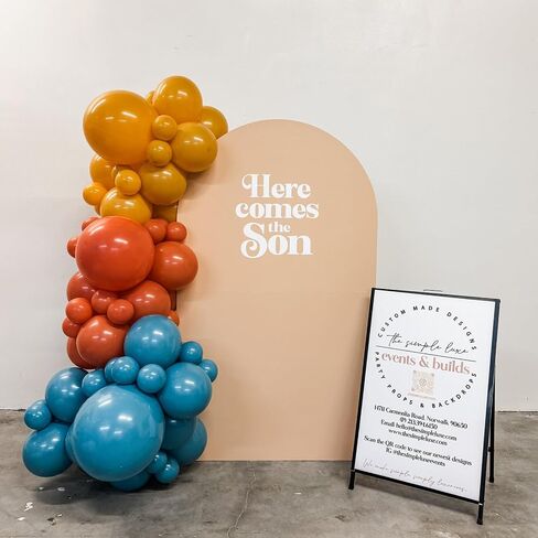 Rainbow Balloons, 12 Inch 50pcs Multicolor Rainbow Neon Colorful Balloon in Saudi Arabia