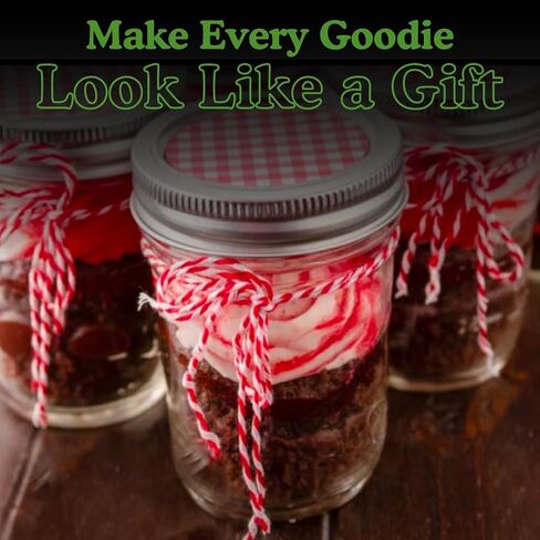 Regency Wraps Baker's Twine Ball, 800 ft. Colorful String, Cord for Tying Pastry Boxes, Wrapping Baked Goods, Gifts and DIY Crafts, Pack of 1, Red/White in Saudi Arabia