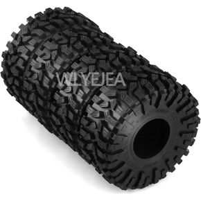 1.9inch RC Crawler Tires 120mm/45mm RC Rubber Tires Mud slingers Tires Set Fit for TRX-4 D90 D110 TF2 Tamiya CC01 Axial SCX10 90047 SCX10 III AXI03007 Redcat Gen8(4PCS)