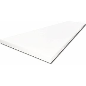 Foamy Foam 2Pack High Density 1 inch Thick, 24 inch Wide, 84 inch Long Upholstery Foam, Cushion Replacement