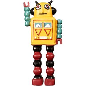 Retro Robot Statue Robot Model Resin Robot Statue Desktop Robot Adornment Retro Robot Decoration Festival Vintage Robot Robot Table Decoration Adornment Decorative Robot