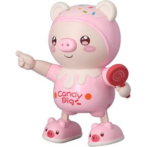TOPINCN Dancing Pig Electronic Toys Play Dancing Pig Interactive Toys Cool Light Clear Sound Home Entertainment ()