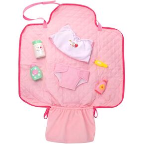 Missy Kissy Folding Diaper Changing Bag 7 Piece Gift Set