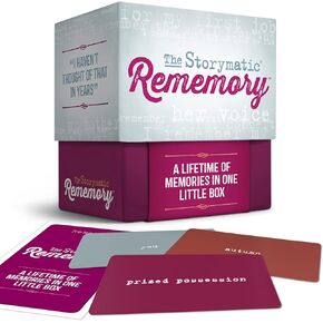 Storymatic Rememory – Writing Prompt and Memory Prompt – Conversation Cards for Family and Friends