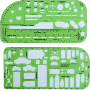 Crime Scene Traffic Drawing Template