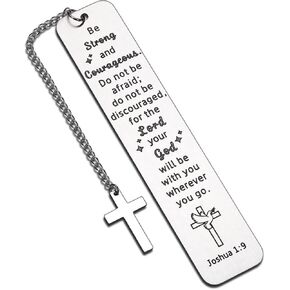 Stainless Steel Bookmark for Bible -Christian Bookmarks Gifts for Men Women,Christian Bookmark Gifts Perfect for Graduation, Easter, Thanks Giving, Bible Study Reward Bookmarks, Bookmarks