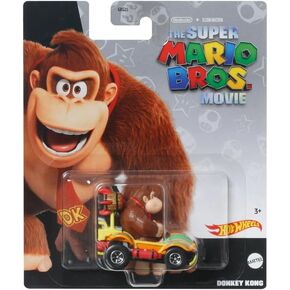 Hot Wheels The Super Mario Bros. Movie Donkey Kong Kart, 1:64 Scale