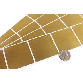 Scratch Off Sticker 2 inch Gold Square Labels for DIY Make Your Own Lottery Raffle Ticket Games 250 Pack My Scratch Offs