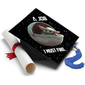 Tassel Toppers - Mandalorian Grad Cap Topper, Grad Cap Decorations or Graduation Accessories