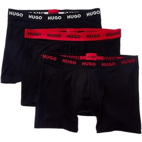 HUGO Men's Three Pack Jersey Cotton Boxer Briefs