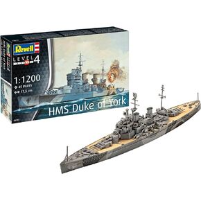 Revell 05182 Battleship HMS Duke of York Moulded Colour Model Vehicle
