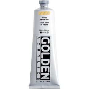 5 Oz Heavy Body Historical Hue Acrylic Paints Color: Naples Yellow Hue