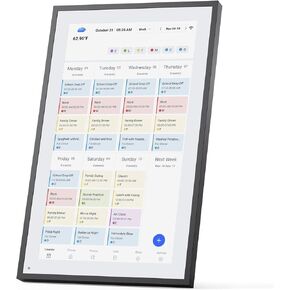 LOOFII 21.5 Inch Smart Digital Calendar Planner & Chore Chart, Full HD Interactive Touchscreen Display for Family Scheduling, Wall Mountable – Streamline Household Organization