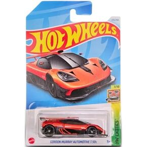 Hot Wheels Gordon Murray Automotive T.50s, 1:64 Scale, Orange, HW Exotics 7/10