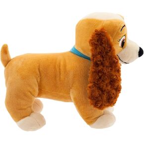 Disney Store Official Lady Plush from 'Lady and The Tramp' - 11-Inch Soft Toy - Classic Romantic Tale Memory, Cuddly Design Romance & Animated Film Fans