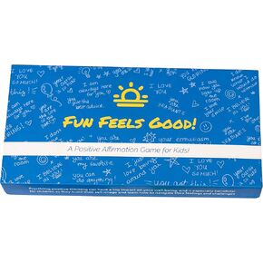 Affirmation Card Game for Parents & Kids by Fun Feels Good! Positive Thinking, Mindfulness, Self Care, Emotional Resilience, Confidence, Therapy for Autism or Anxiety, Daily Positivity