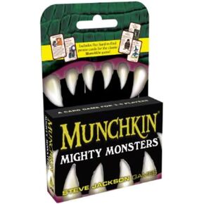 Steve Jackson Games Munchkin Mighty Monsters Card Game | Fast-Paced Family Card Game | Card Game for Adults, Teens, Kids, and Family | Ages 6+ | for 3-6 Players | Average Play Time 20 Minutes | from