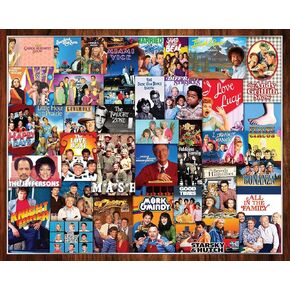 Majestic Value Brand 1000 Piece Jigsaw Puzzle Featuring Televison Classics Throughout The Years
