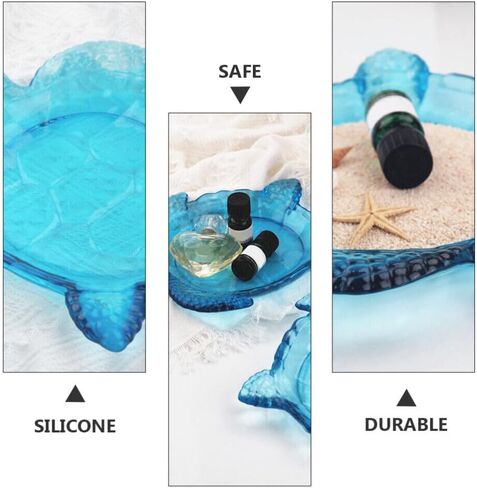 Turtle Shape Resin Molds Tray Molds Sea Turtle Silicone Casting Moulds Tortoise Storage Box Molds for Resin Epoxy DIY Candle Soap Holder Jewelry Box Making (1pc Resin Mold) in Saudi Arabia