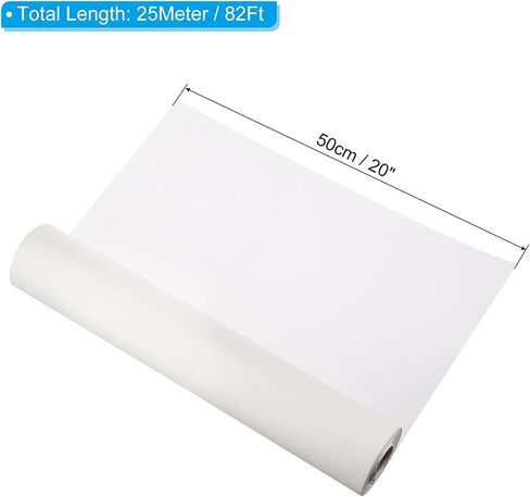 PATIKIL Xuan Paper Roll, Rice Paper Without Grid, Chinese Calligraphy Practice Paper for Calligraphy Practice, 14inch x 164feet, Raw Xuan, White in Saudi Arabia
