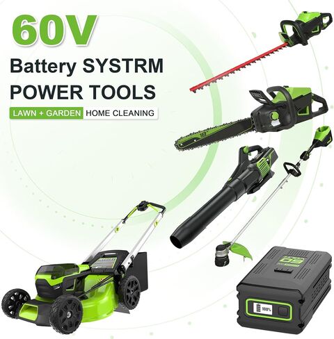 New 40V 5000Mah Battery Replacement for Greenworks 40V 5.0Ah Lithium-Ion Battery,Compatible with All Your Greenworks 40V Tools. in Saudi Arabia