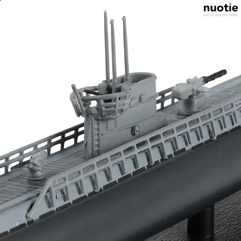 1/350 U-181-1942 الحرب العالمية الثانية الألمانية كريغسمارين غواصة حربية نموذج النوع IXD2 U-Boat نموذج Warld War II سبيكة معدنية مصبوبة نموذج عسكري مع حامل عرض مجموعة هدية للبالغين in Kuwait