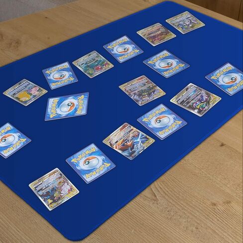 سجادة اللعب للعبة بطاقات TCG، قطعتان من سجادة اللعب المخيطة مع أنبوب للعب البطاقات، MTG، Yugioh، Magic The Gathering (24 × 14 بوصة، عبوتان) in Saudi Arabia