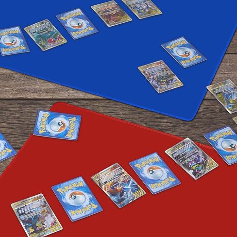 سجادة اللعب للعبة بطاقات TCG، قطعتان من سجادة اللعب المخيطة مع أنبوب للعب البطاقات، MTG، Yugioh، Magic The Gathering (24 × 14 بوصة، عبوتان) in Saudi Arabia
