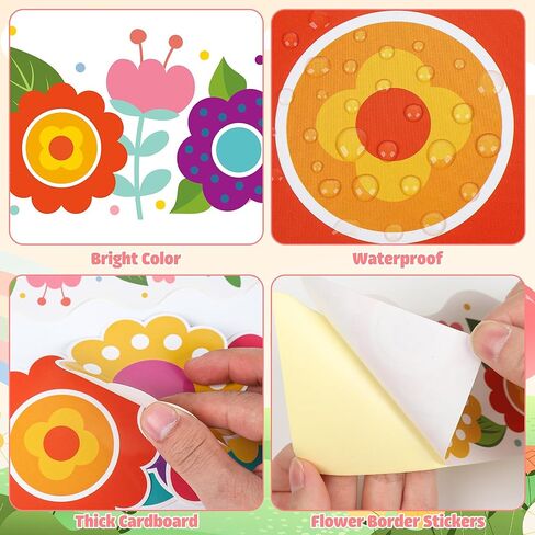 96 جهاز كمبيوتر شخصى ديكور نشرة الربيع زهرة المجلس ورقة القواطع مرحبا الربيع الفصول الدراسية نشرة الزينة مجموعة مع الحدود للفصل الدراسي لوحة السبورة نافذة اللوازم المنزلية in Kuwait