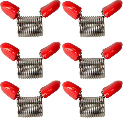 Bead Stoppers, 6-Piece Set with Red Handles, for Jewelry Making Creative Bead Line End to Prevent Beads from Falling (Red-6PCS) in Saudi Arabia