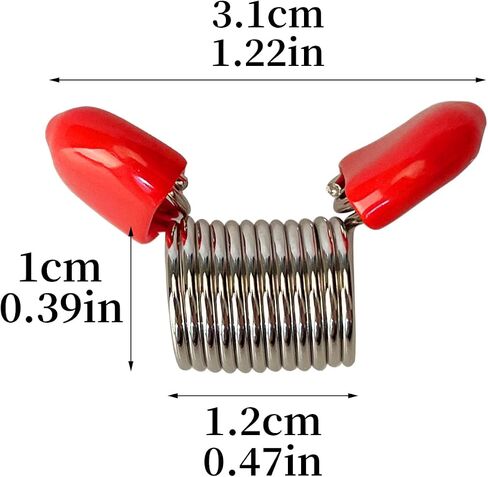 Bead Stoppers, 6-Piece Set with Red Handles, for Jewelry Making Creative Bead Line End to Prevent Beads from Falling (Red-6PCS) in Saudi Arabia