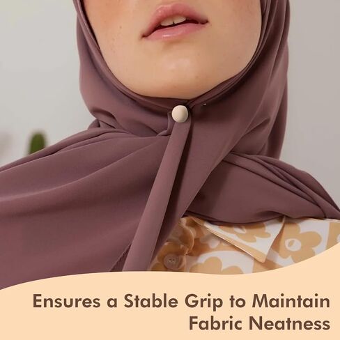 8 Pairs Hijab Pins Powerful Magnetic Hijab Pins, Multi-Color Hijab Magnets, Multi-Use Pinless Magnetic Hijab Pins for Scarves & Clothing, Includes Shiny & Matte Styles(Flat Circle) in Saudi Arabia