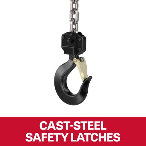 JET L-100-100WO-10, 1-Ton Hand Chain Hoist with 10' Lift and Overload Protection (102100) in Saudi Arabia