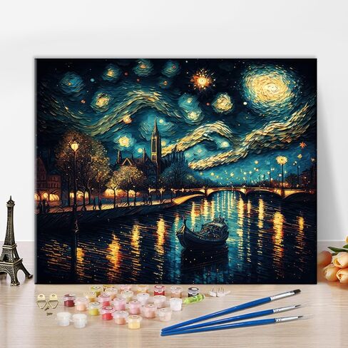 TUMOVO Peacock Paint by Numbers - Paint by Number for Adults, Animal Drawing Acrylic Beginner Paintwork DIY Crafts with Paintbrushes for Home Wall Decor Frameless16x20 Inch in Saudi Arabia