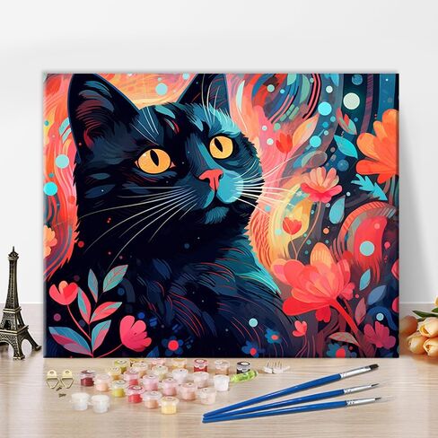 TUMOVO Peacock Paint by Numbers - Paint by Number for Adults, Animal Drawing Acrylic Beginner Paintwork DIY Crafts with Paintbrushes for Home Wall Decor Frameless16x20 Inch in Saudi Arabia