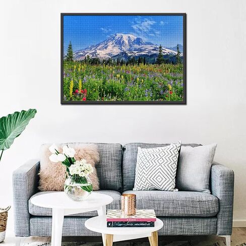 Tucocoo Saguaro Cacti Jigsaw Puzzles for Adults 1000 Pieces, Arizona Desert Landscape Artwork Jigsaw Puzzle 27 x 20 Inches Colorful Puzzles for Home Decoration, Family Puzzle Perfect for Game Nights in Saudi Arabia