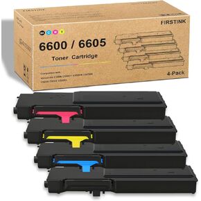 High Capacity Phaser 6600 WorkCentre 6605 Toner Cartridge 106R02228 106R02227 106R02226 106R02225 Toner Cartridges Replacement for Xerox Phaser 6600 6600N 6600DN WorkCentre 6605N 6605DN Printer