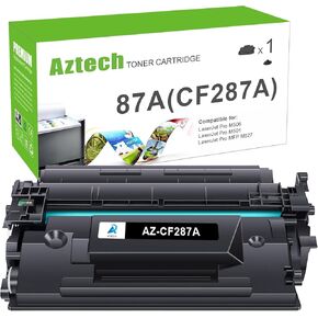 Aztech Compatible Toner Cartridge Replacement for HP 87A CF287A 87X CF287X for Enterprise M506 M506dn M506n M506x Pro M501 M501dn M527 M527dn Printer (Black, 1-Pack)