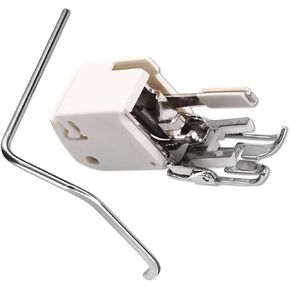 Even Feed Walking Foot with Quilting Guide Sewing Machine Presser Foot (5mm) #214875014 Compatible with Brother Singer Janome Sewing Machine